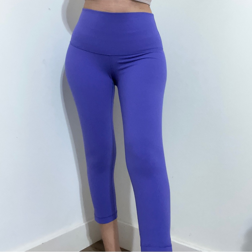 Lululemon purple high rise leggings